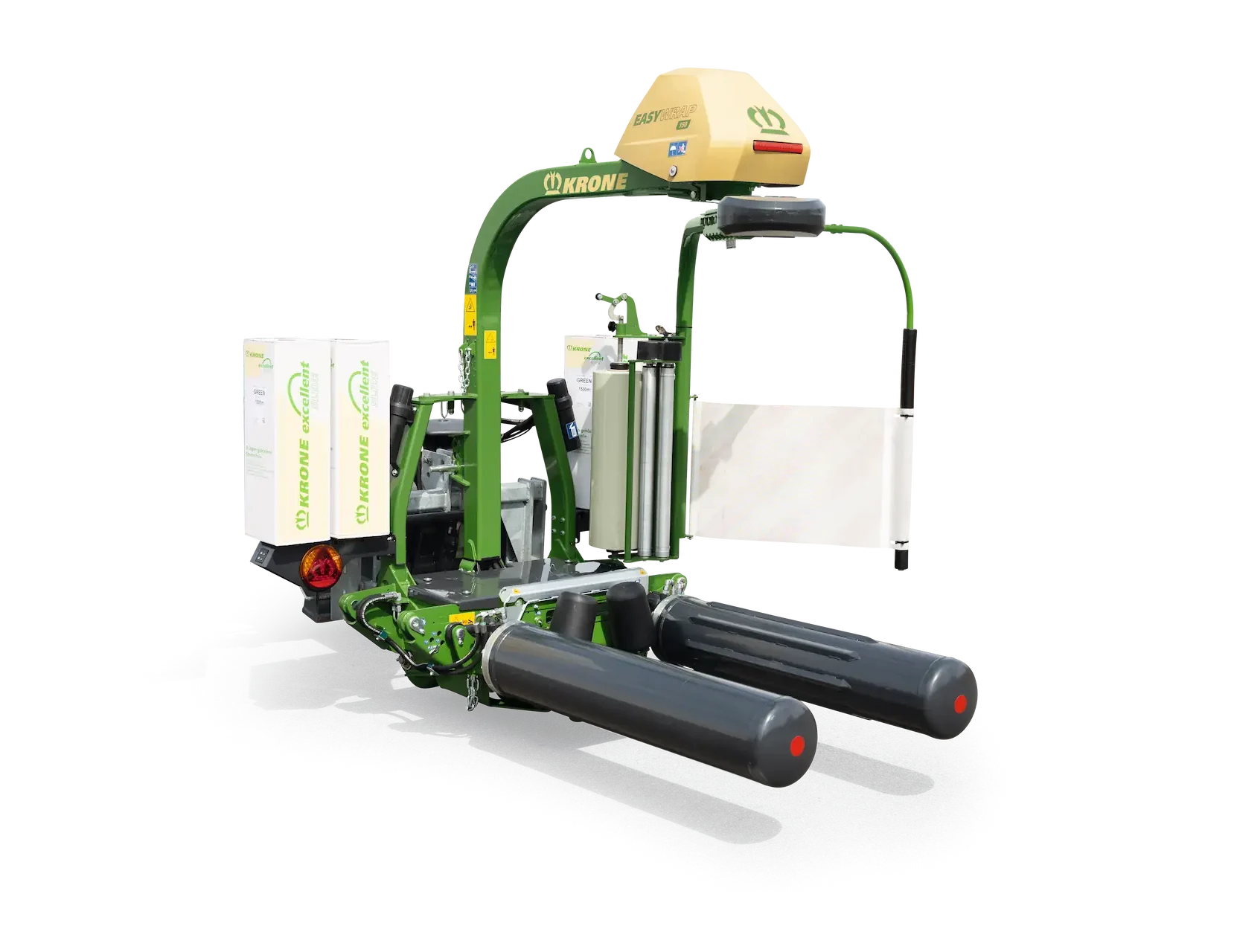 Studiobilde av en Krone EasyWrap 150 balleinnpakker.