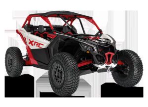 Can-Am Maverick X rc TURBO RR 72 – høyytelses UTV designet for ekstrem offroad-kjøring med avansert fjæring og kraftig turbo-motor.