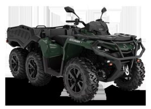 Can-Am Outlander 6x6 XU+ 650 T – robust seks-hjuls ATV for tunge laster og ekstreme forhold.