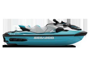 Studiobilde av en Sea-Doo GTX Limited sett fra siden